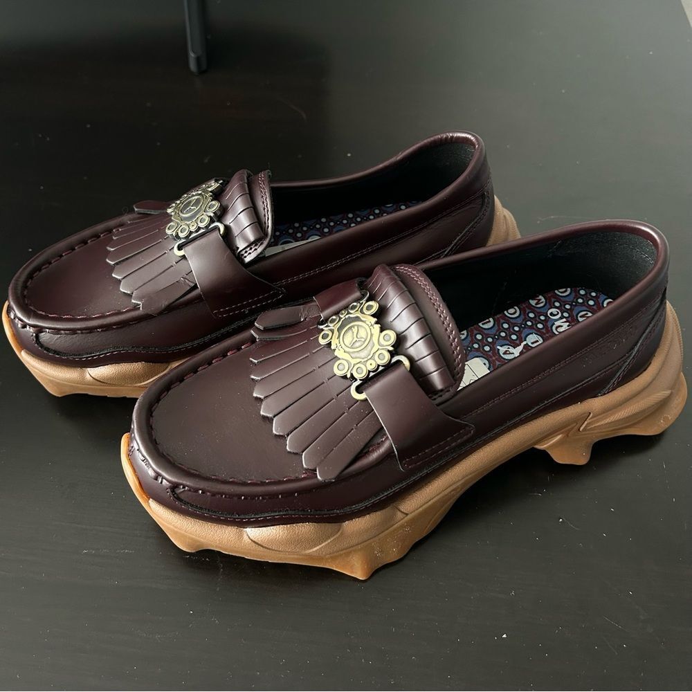 PUMA Unisex Nitefox Loafers x PALOMO - Burgundy - Picture 2 of 14